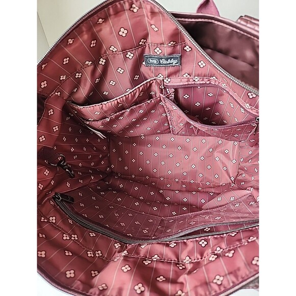 Lug Cabby Tote Shoulder Bag Cranberry Trolley Sleeve Cell Phone Pocket Travel - Picture 11 of 16
